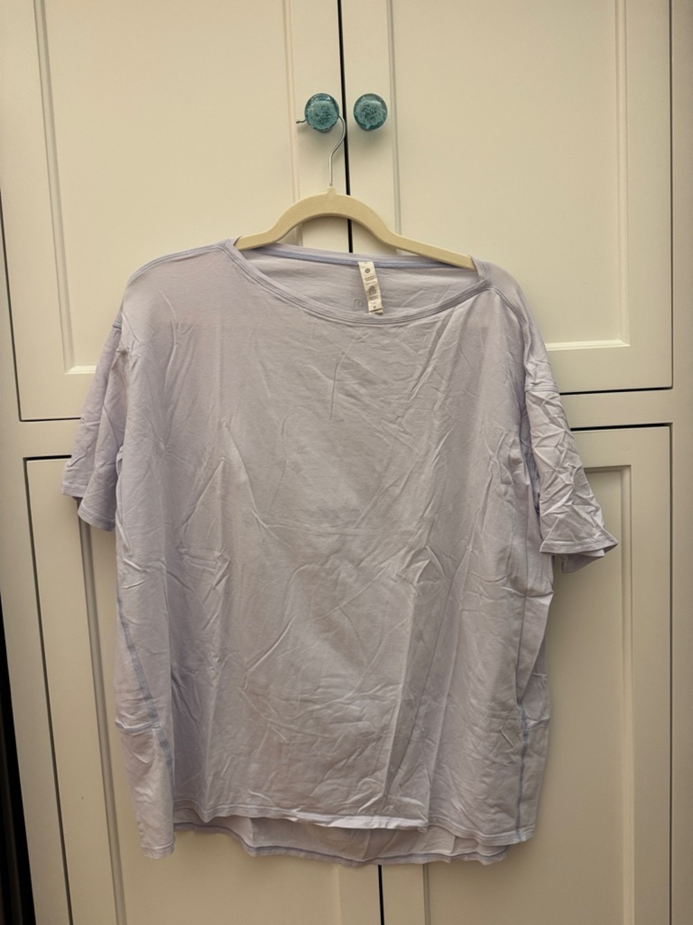 lululemon athletica Light Lavender woman’s Crew Short-Sleeve Tee